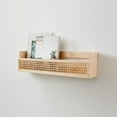 thumbnail image 1 of Anko Rattan Wall Shelf, 1 of 4