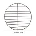 thumbnail image 5 of EGYMEN Stainless Steel Round Barbecue Mesh, Heavy-Duty Grill Grate for Meat Smoking, Durable Barbecue Net for Outdoor Cooking(21cm), 5 of 5