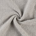 thumbnail image 5 of Superior Eco-Friendly Cotton 3-Piece Assorted Towel Set, Silver, 5 of 7