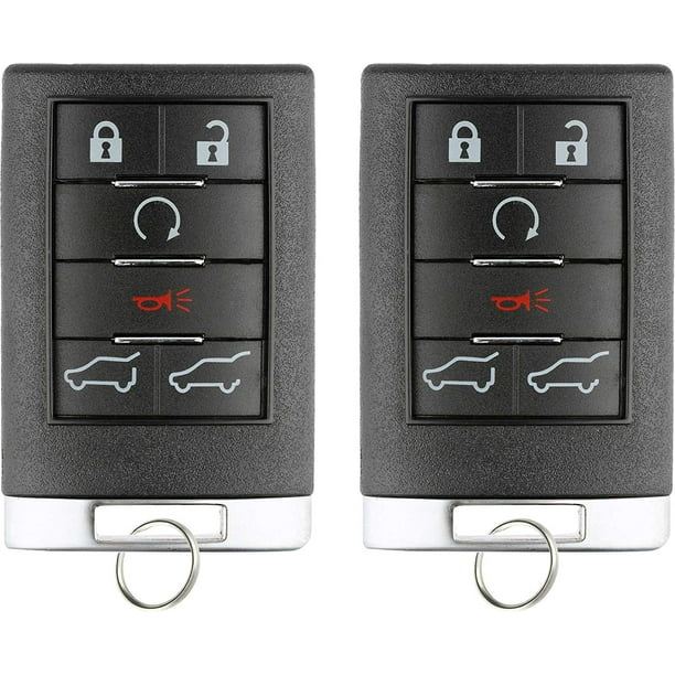 2 PACK KeylessOption Keyless Entry Remote Control Car Key Fob