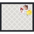 thumbnail image 1 of PinPix 20x17 Custom Cork Bulletin Board Diamond Modern Pattern Grey Poster Board Has a Fabric Style Canvas Finish, Framed in Diamond Modern Pattern Grey, by ArtToFrames (PinPix-1802), 1 of 5