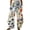 Purple, variant on kaondbfi Spring Fall Essentials Casual Clothing Lady's Four Pocketed Double Printed Casual Pants Summer Casual Pants for Women