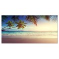 thumbnail image 2 of Typical Sunset on Seychelles Beach - Extra Large Seascape Art Canvas, 2 of 3
