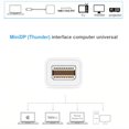 thumbnail image 2 of SuperShield Câble Adaptateur Mini Displayport Displayport vers VGA pour Apple Macbook PC M-VGA Blanc, 2 of 6