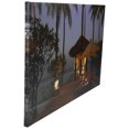 thumbnail image 4 of Northlight LED Lighted Tiki Hut Relaxation Scene Canvas Wall Art 23.5", 4 of 6