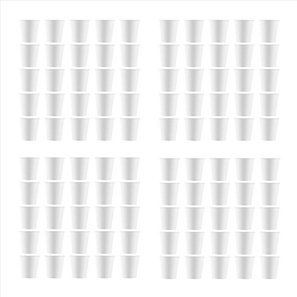 Vasos de Papel , PequeñO BañO Desechable, Expreso, Dispensador de Vasos de , Vasos Desechables, (Paquete de 400) 3 Oz