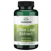 Swanson Olive Leaf Extract 500 mg 60 Capsules