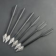 thumbnail image 4 of AMEYXGS (12pcs Black)Aluminum Arrows 6mm Arrows Non-Removable for Outdoor Practice Game, 4 of 5