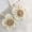Beige, variant on ZARKEA Rustic Flower Braided Rope Curtain Tiebacks 2 Count