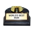 thumbnail image 2 of World's Best Mom Trophy, Plastic, 7in, 2 of 2