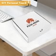 thumbnail image 4 of Paquete de 50 cajas de pizza, caja de pizza corrugada kraft, cajas de cartón para llevar, cajas de embalaje para pizza, pasteles, galletas, alimentos, 4 of 4