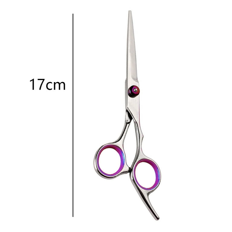  Eager Beauty Professional Hair Scissors – Hair Cutting Scissors  professional – 6.5” large Barber Scissors for Men and Women – Razor Edge  Shears for Hair Cutting for Home and Salon (Blue) 