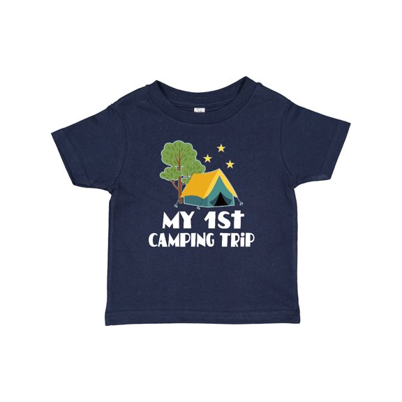 Inktastic My 1st Camping Trip Boys or Girls Baby T-Shirt