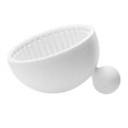 thumbnail image 1 of Tazón de limpieza de brochas de maquillaje, tablero de depurador, alfombrilla de lavado para viaje blanco jinwen Tazón de limpieza de cepillo, 1 of 8