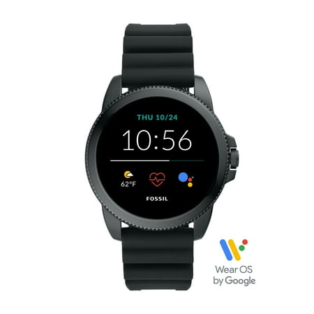 Fossil Gen 5E Smartwatch Black Silicone (FTW4047/FTW4047V)