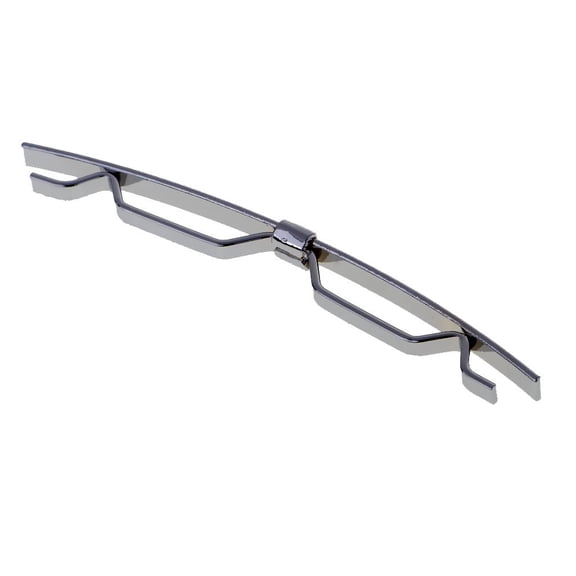 Fashion Men's Copper Shirt Collar Clip Bar Chain Tie Brooch Necktie