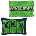 thumbnail image 5 of Minecraft Kids 2 Piece Green Reversible Comforter and Pillowcase Bedding Set, Twin/Full, 5 of 10