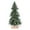 C, variant on XIA0LE Artificial Mini Christmas Trees, 2.5 Bottle Brush Trees With Wood Base, Artificial Frosted Sisal Xmas Tree, Diy Crafts Mini Pine Tree For Christmas Party Home Table Top Decor Winter Ornaments