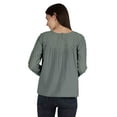 thumbnail image 4 of Moomaya Victorian Style Lace Top For Women Long Sleeves Casual Plain Tunic, 4 of 7