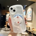 thumbnail image 1 of Casing Redmi 9C 10A Note 10 10S 9T 4G Xiaomi Mi 11 10T Lite POCO M4 M3 Pro 5G Cute Cartoon Gloomy Bear Sesame Street Doraemon Quicksand Stand Round Edge Tpu Clear Soft Phone Case Cover NKS 12, 1 of 4