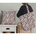 thumbnail image 5 of Soimoi Gray Rayon Fabric Tree Stump & Fox Animal Print Sewing Fabric Yard 56 Inch Wide, 5 of 5