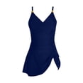 thumbnail image 4 of Womens One Piece Swimsuit Tummy Control Bathing Suit Gold Metal Tie Knot 2026 Swim Dress, XL, 4 of 4