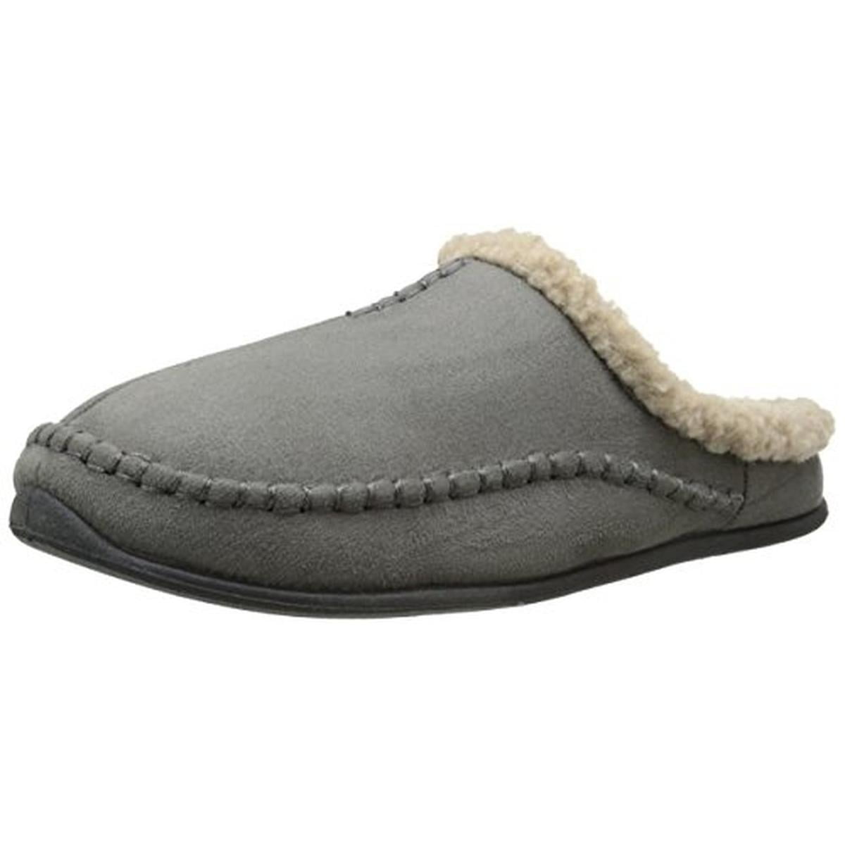 Deer Stags Mens Nordic Faux Suede Indoor/Outdoor Mule Slippers