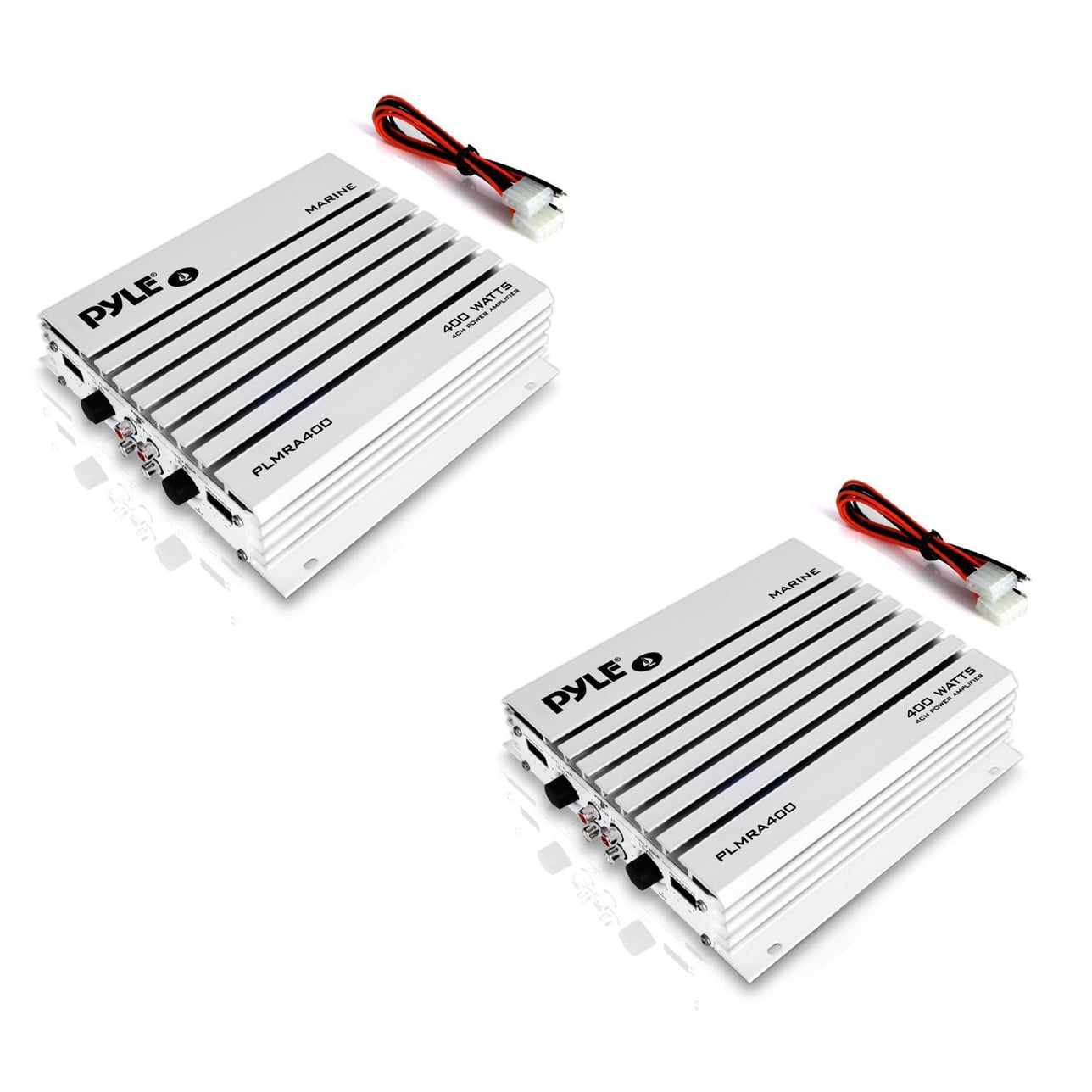 Pyle PLMRA400 400 Watt 4 Channel Marine 