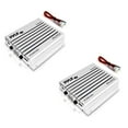 thumbnail image 1 of Pyle PLMRA400 400 Watt 4 Channel Marine Boat Audio Amplifier, White (2 Pack), 1 of 6