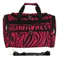 thumbnail image 6 of World Traveler 19-inch Carry-On Shoulder Duffel Bag - Blue Trim Zebra, 6 of 7