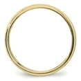 thumbnail image 2 of 10KY 5mm Milgrain Half Round Band Size 10 Size 10, 2 of 4