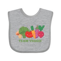 Inktastic Team Veggie Boys or Girls Baby Bib