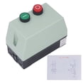 thumbnail image 1 of Arrancador de motor monofásico, Arrancador de motor eléctrico magnético Arrancador de motor eléctrico magnético Interruptor de control de arranque del motor Rendimiento inigualable NikouMX herramienta, 1 of 8
