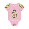 thumbnail image 5 of Balery Cute Avocado Pattern Baby Climbing Clothes Infant Bodysuit Cute Infant Bodysuit Baby Romper-18 Months, 5 of 7