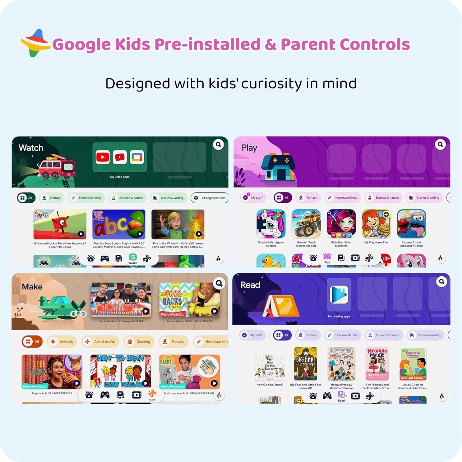 2025 Upgraded Android 14 10inch Kids Tablet , , Octa-core CPU, 10GB+64GB+1TB Expand Tablets for Kids with Kids Space, Parental Control, 6000mAh Big Battery, HD Touchscreen Display Tableta