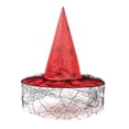 thumbnail image 1 of Hat  Hat Party Dance Witch Net Decorative Props Pointy Corner Wizard Witch Hat, 1 of 8