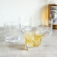 thumbnail image 5 of True Square Whiskey Glasses for Cocktails, Lowball Drinks, 9 oz, Set of 4, 5 of 6