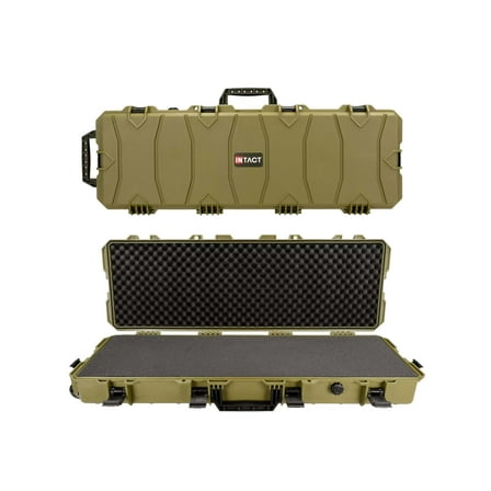 Eylar Intact 39in Stacker Series Hard Roller Rifle Case w/Foam, Dark Earth