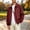 New-Wine, variant on PNTUTB Outerwear for Men Full Zip Snap Button Lapel Jacket Solid Color Long Sleeve Coat Casual Comfort Trendy Fashion Outerwear with Pockets
