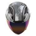 thumbnail image 5 of 1STORM MOTORCYCLE FULL FACE HELMET BIKE BOOSTER G335CLS SKULL BLACK, 5 of 6