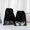 thumbnail image 3 of Juego de 5 bolsas con cordón a prueba de polvo, fundas antipolvo, bolsa de almacenamiento de tela no tejida grande, bolsa de cuerda para bolsos, monederos, 3 of 5