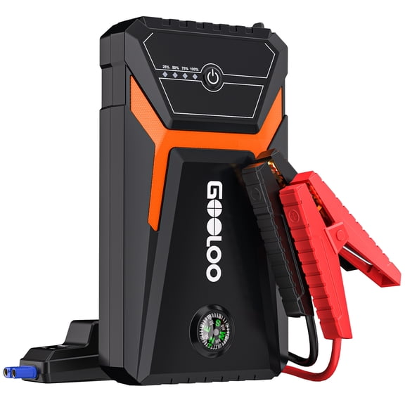 GOOLOO 1500A Car Jump Starter with LED Flashlight and built-in Compass
