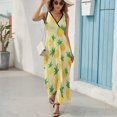 thumbnail image 6 of Lunarable Pineapple Art Sleeveless Dress Women's Summer Suit Dresses for Women 2025 Luxury Party Dress, 6 of 7