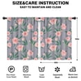 thumbnail image 2 of Blackout Kids Curtains,Pioneer Flower Floral Print Pattern Childrens Insulated Curtains Set Of 2,Bedroom Essentials,Toddler Room Decor 42"x54", 2 of 5