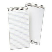 Ampad? Reporter Spiral Notebook, Pitman Rule, 4 x 8, White, 70 Sheets
