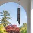 thumbnail image 1 of Hometrends 50" Classic Black Metal Outdoor Wind Chime, 1 of 8