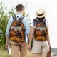 thumbnail image 4 of Fotbe Western Desert Cowboy Cloud Mochila de Lona con Estampado, Mochila Duradera, Mochila Versátil de Alta Calidad, Mochila Compacta Vintage-Medium, 4 of 5