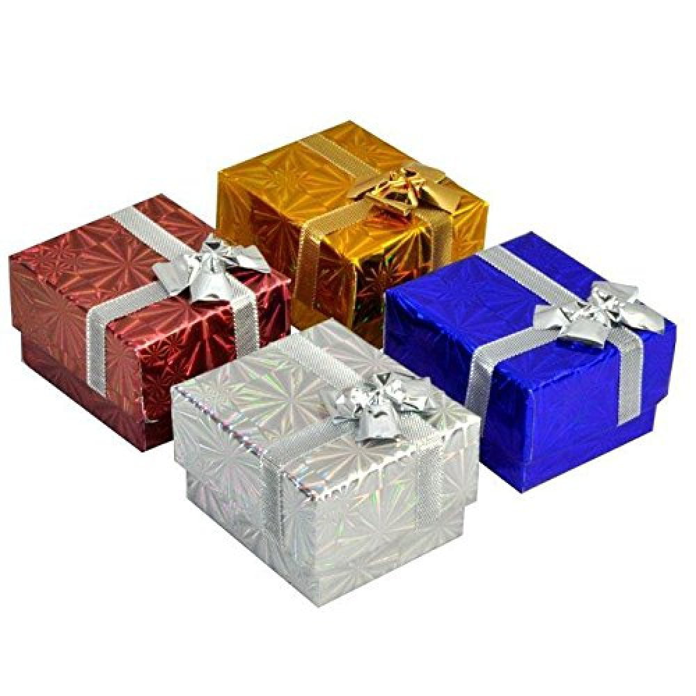 Wholesale 1000 Assorted Asst Size Mix Gold Cotton Fill Jewelry Gift Boxes 