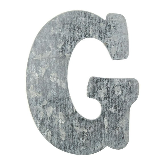 On the Surface™ Art Mural Décoratif en Fer-Blanc Lettre, « G »
