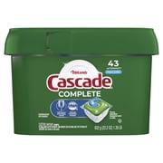 Cascade Complete Fresh Scent Dishwasher Detergent ActionPacs - 43 ct- Pack of 2
